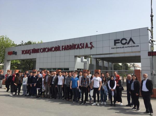 Motorlu Araçlar Teknolojisi Alanı TOFAŞ Bursa Fabrikası Teknik Gezisi 