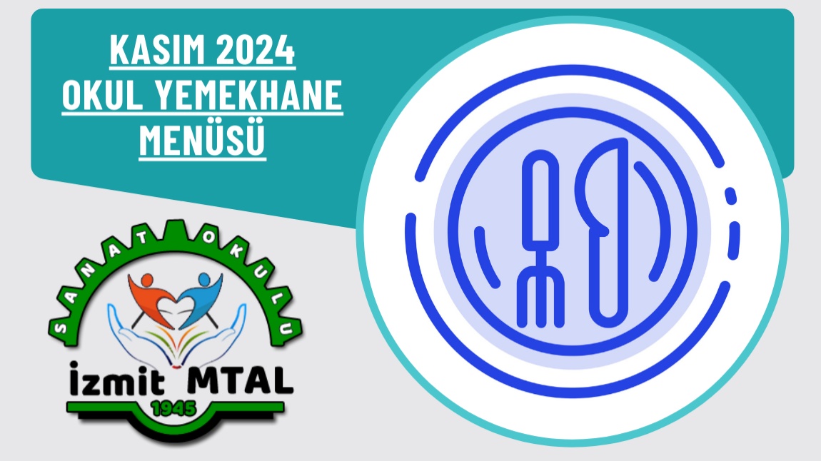 KASIM 2024 OKUL YEMEKHANE MENÜSÜ